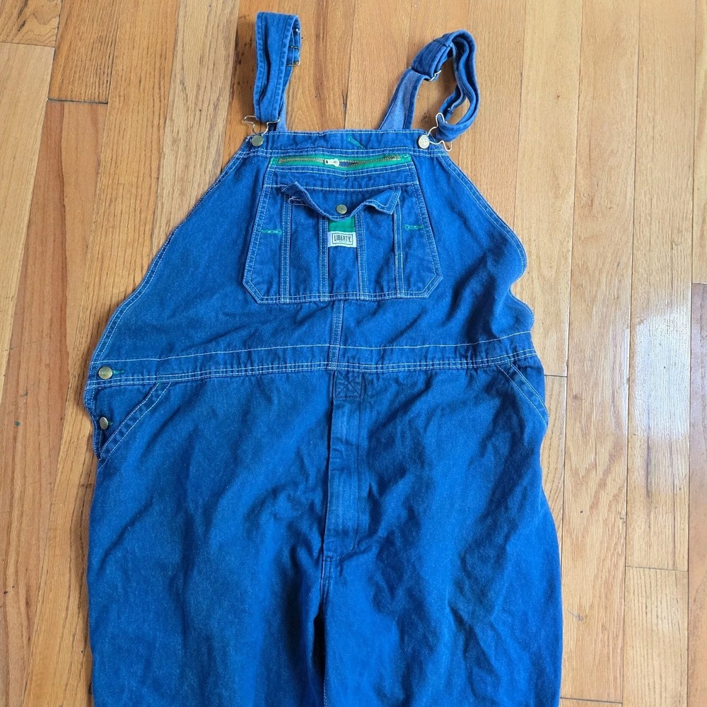 Mens Liberty Overalls Blue 48 x 28"